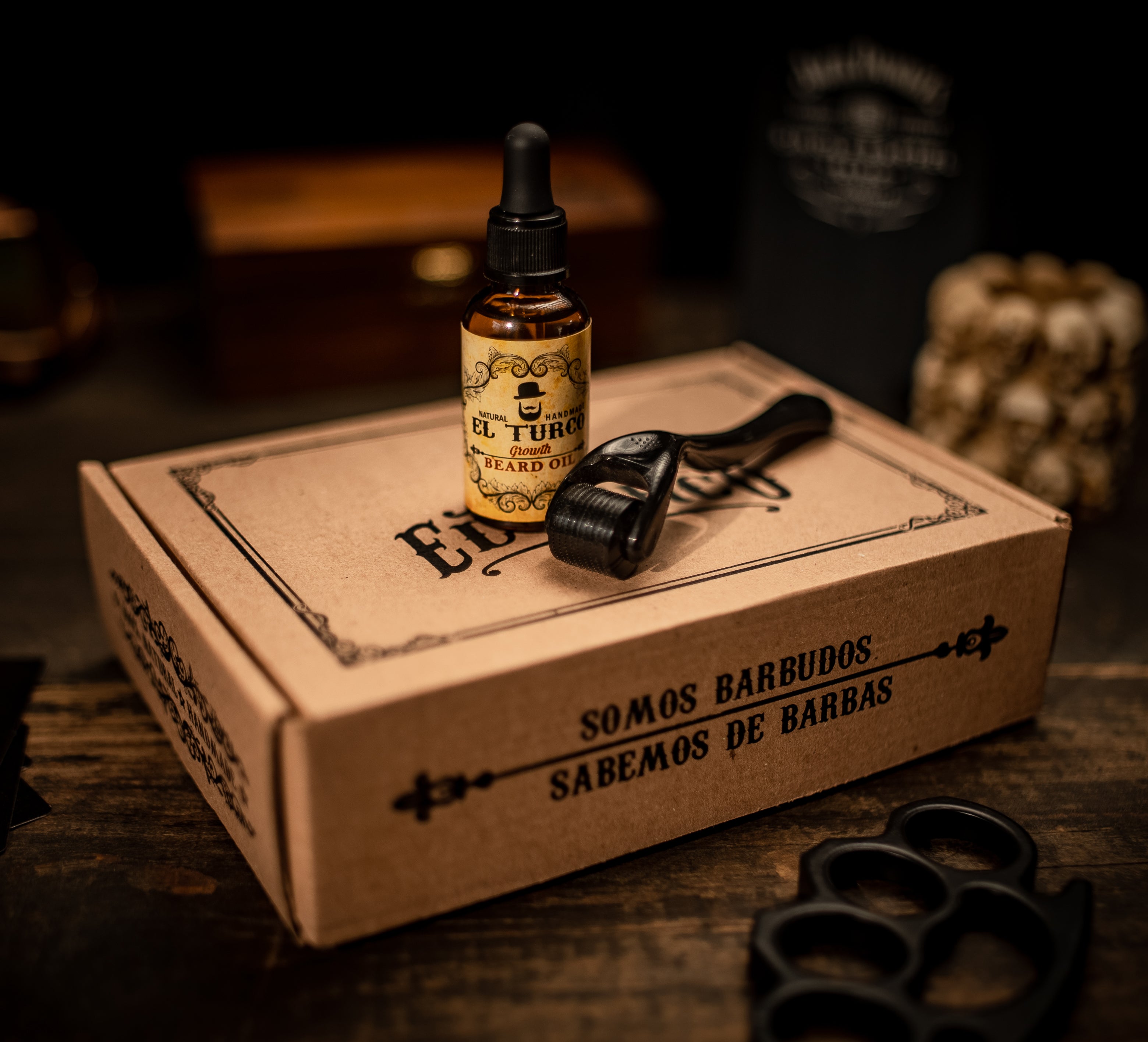 Dermaroller + Aceite para Barba Growth - 1